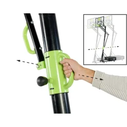 Exit Toys Exit - Canasta de baloncesto con ruedas Galaxy