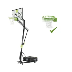 Exit Toys Exit - Canasta de baloncesto con ruedas y aro para mates Galaxy