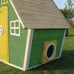 Exit Toys Exit - Casita Fantasía 100 de madera Verde