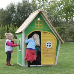Exit Toys Exit - Casita Fantasía 100 de madera Verde