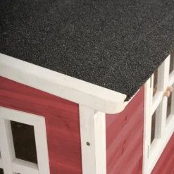 Exit Toys EXIT - Casita Loft de madera roja* Casas