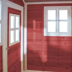 Exit Toys EXIT - Casita Loft de madera roja* Casas