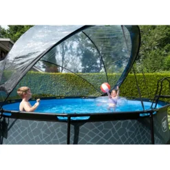 Exit Toys EXIT - Cúpula de piscina redonda 427 cm* Accesorios|Piscinas