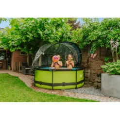 Exit Toys EXIT - Cúpula de piscina redonda 244 cm* Accesorios|Piscinas