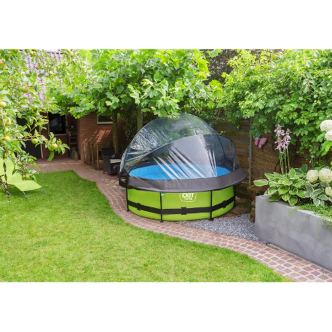 Exit Toys EXIT - Cúpula de piscina redonda 244 cm* Accesorios|Piscinas