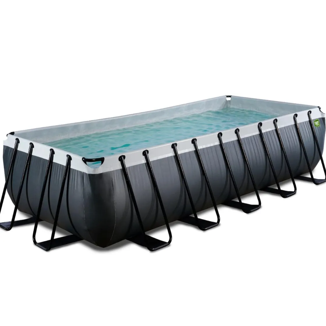 Exit Toys Exit - Piscina Black Leather 540 x 250 x 122 cm con filtro de cartucho* Piscinas|Juguetes De Verano