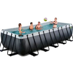 Exit Toys Exit - Piscina Black Leather 540 x 250 x 122 cm con filtro de cartucho* Piscinas|Juguetes De Verano