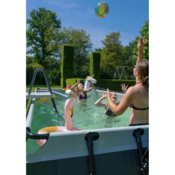 Exit Toys Exit - Piscina Black Leather 540 x 250 x 122 cm con filtro de cartucho* Piscinas|Juguetes De Verano