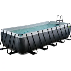 Exit Toys Exit - Piscina Black Leather 540 x 250 x 122 cm con filtro de arena