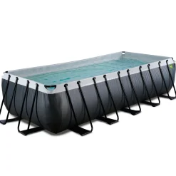 Exit Toys Exit - Piscina Black Leather 540 x 250 x 122 cm con filtro de arena