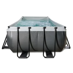 Exit Toys Exit - Piscina Black Leather 540 x 250 x 122 cm con filtro de arena