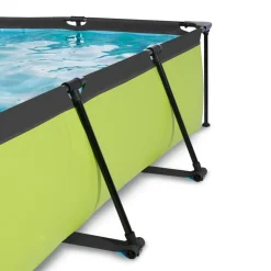 Exit Toys Exit - Piscina Lime verde 220 x 150 x 65 cm con filtro y toldo negro* Piscinas|Juguetes De Verano