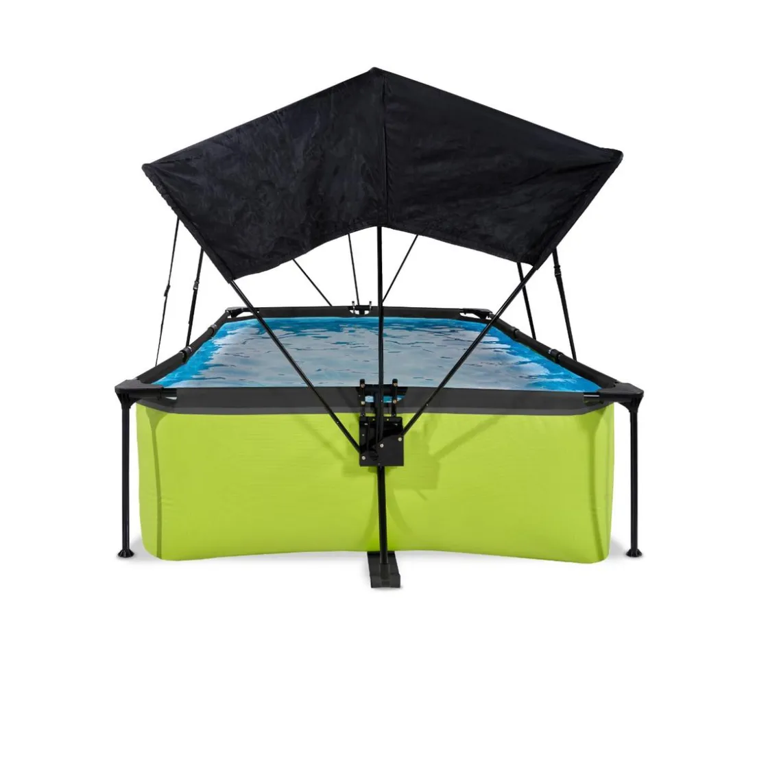 Exit Toys Exit - Piscina Lime verde 300 x 200 x 65 cm con filtro y toldo negro