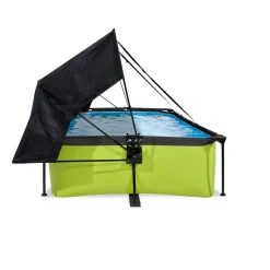 Exit Toys Exit - Piscina Lime verde 300 x 200 x 65 cm con filtro y toldo negro