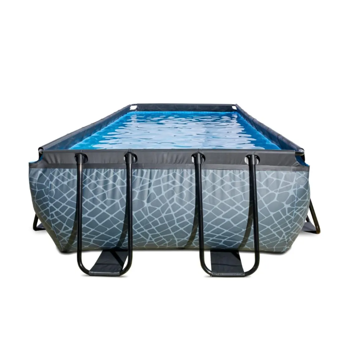 Exit Toys Exit - Piscina Stone gris 400 x 200 x 100 cm con filtro de arena