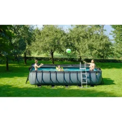 Exit Toys Exit - Piscina Stone gris 540 x 250 x 122 cm con filtro de cartucho* Piscinas|Juguetes De Verano