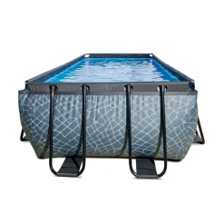 Exit Toys Exit - Piscina Stone gris 540 x 250 x 122 cm con filtro de arena* Piscinas|Juguetes De Verano