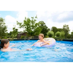Exit Toys EXIT - Piscina Stone redonda 360 cm con escalera y bomba de filtro* Juguetes De Verano|Piscinas