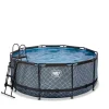 Exit Toys EXIT - Piscina Stone redonda con bomba de filtro 360 cm* Piscinas|Juguetes De Verano