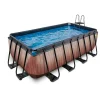 Exit Toys Exit - Piscina Wood efecto madera 400 x 200 x 122 cm con filtro de arena* Piscinas|Juguetes De Verano