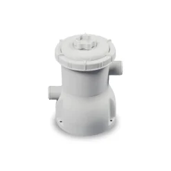 Exit Toys Exit - Piscina Wood efecto madera marrón diámetro 244 x 76 cm con filtro y toldo negro* Piscinas|Juguetes De Verano