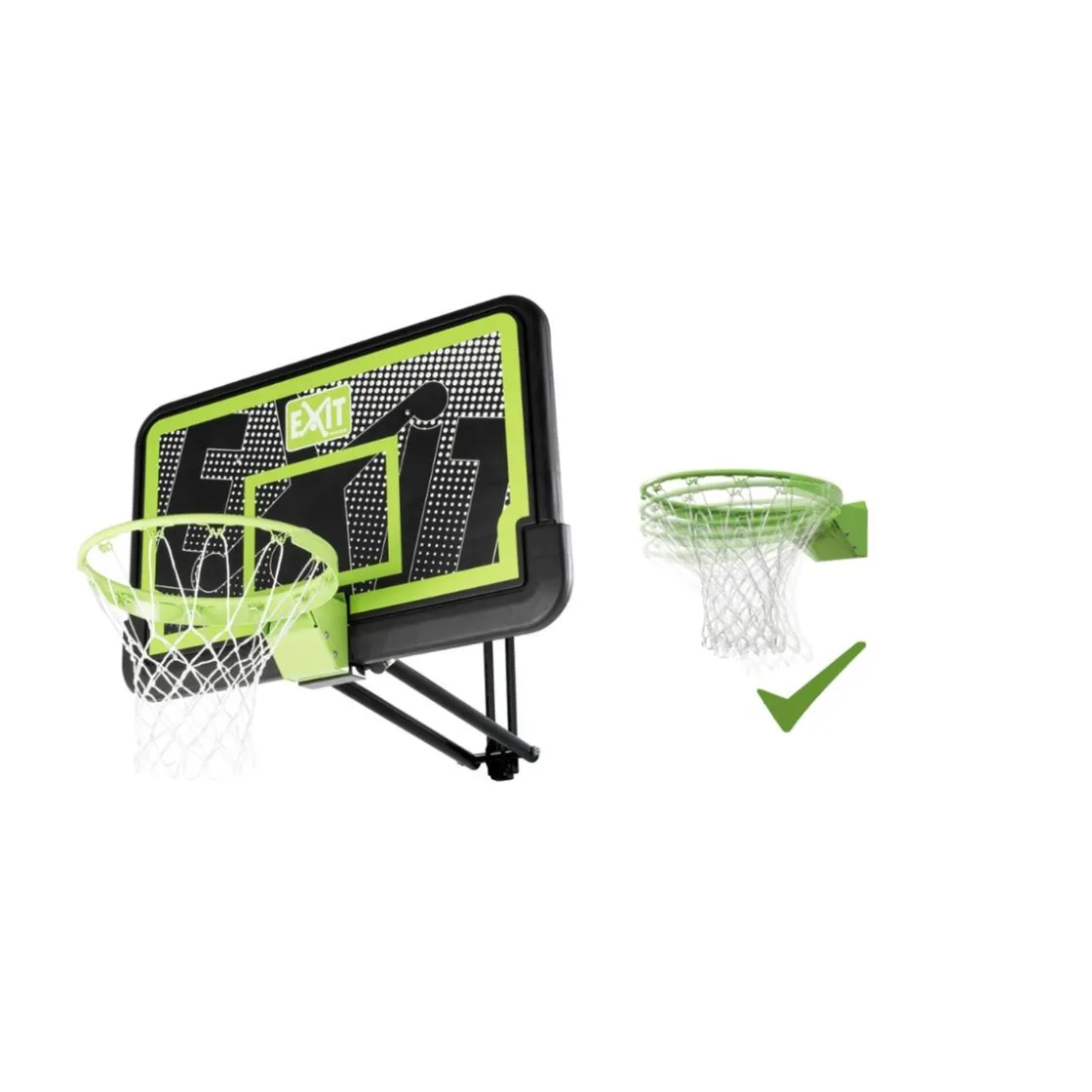 Exit Toys Exit - Tablero de baloncesto Galaxy para pared con aro para mates