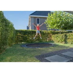 Exit Toys Exit - Trampolín deportivo de suelo Dynamic 366 cm negro