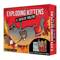 ASMODEE Exploding Kittens - El juego de tablero* Juegos Y Puzzles|Friki Zone