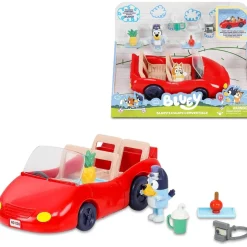 FAMOSA - Bluey - Bluey - Coche descapotable juguete con figura ㅤ* Coleccionables Y Mini Mundos