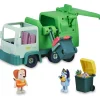 FAMOSA - Bluey - Camión de juguete educativo sobre reciclaje con figura de perrito y accesorios ㅤ* Coleccionables Y Mini Mundos