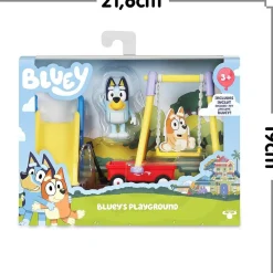 FAMOSA - Bluey - Set de Juguete Parque Mini Playset con Figura articulada de Perrito, Serie de Dibujos Animados ㅤ