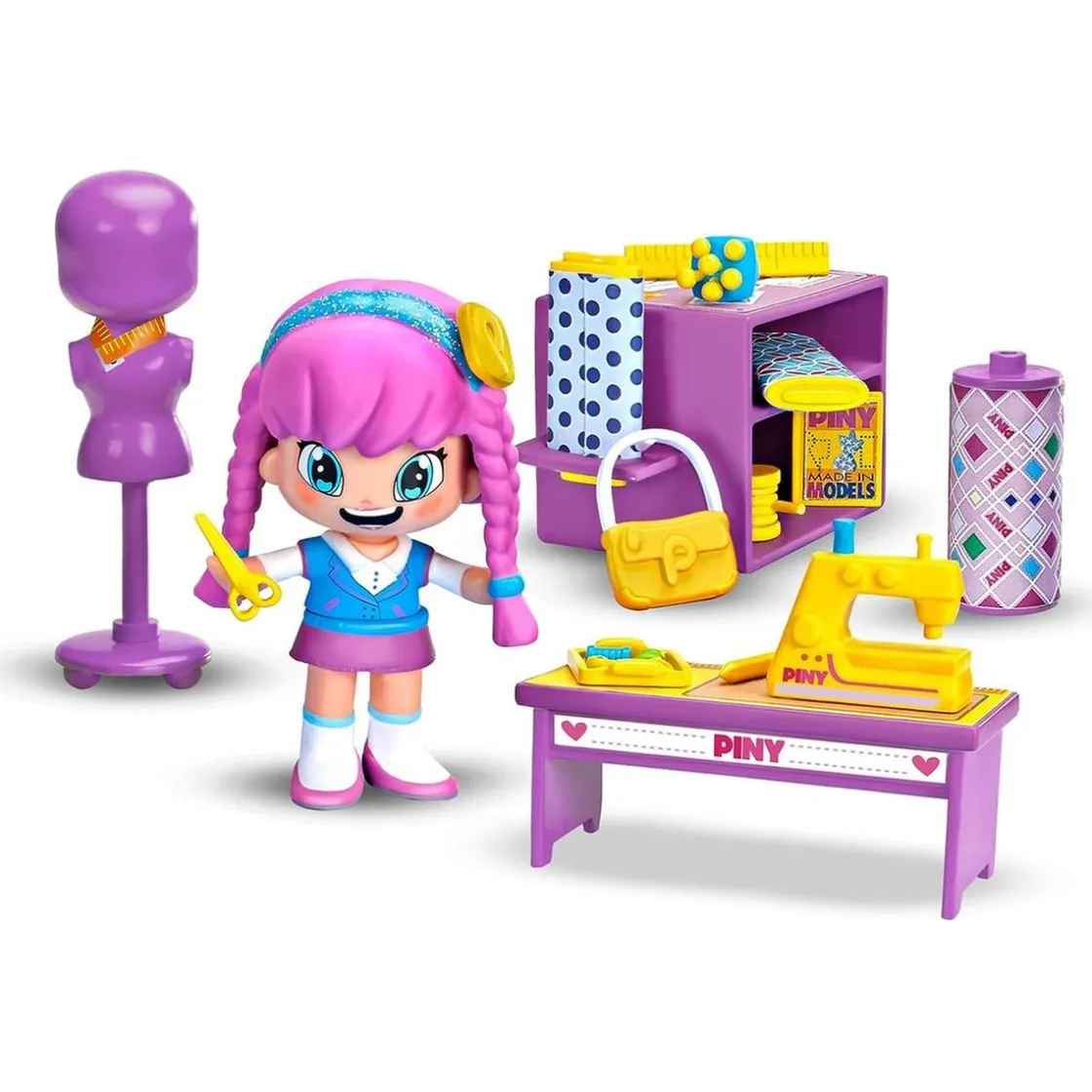 PINYPON Famosa - Piny - Clases de moda en el Instituto de Nueva York ㅤ* Coleccionables Y Mini Mundos