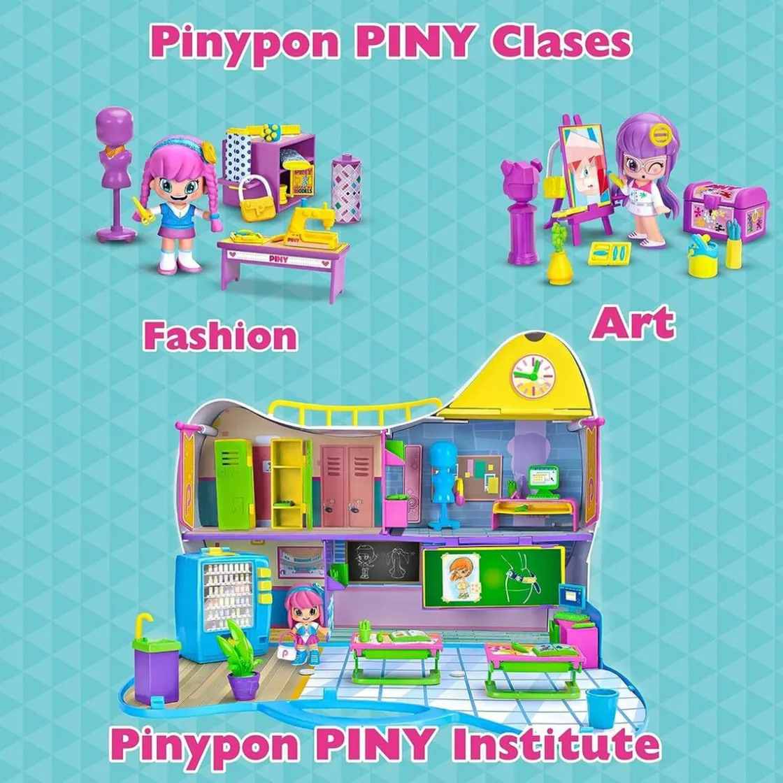 PINYPON Famosa - Piny - Clases de moda en el Instituto de Nueva York ㅤ* Coleccionables Y Mini Mundos