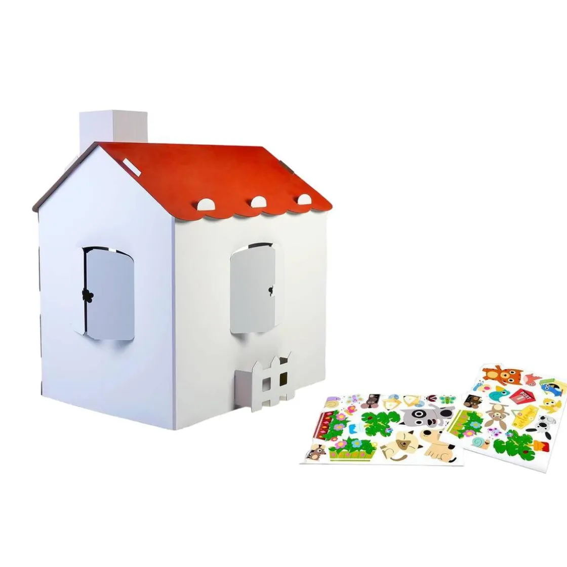 FEBER - Casita de cartón con pegatinas* Casas