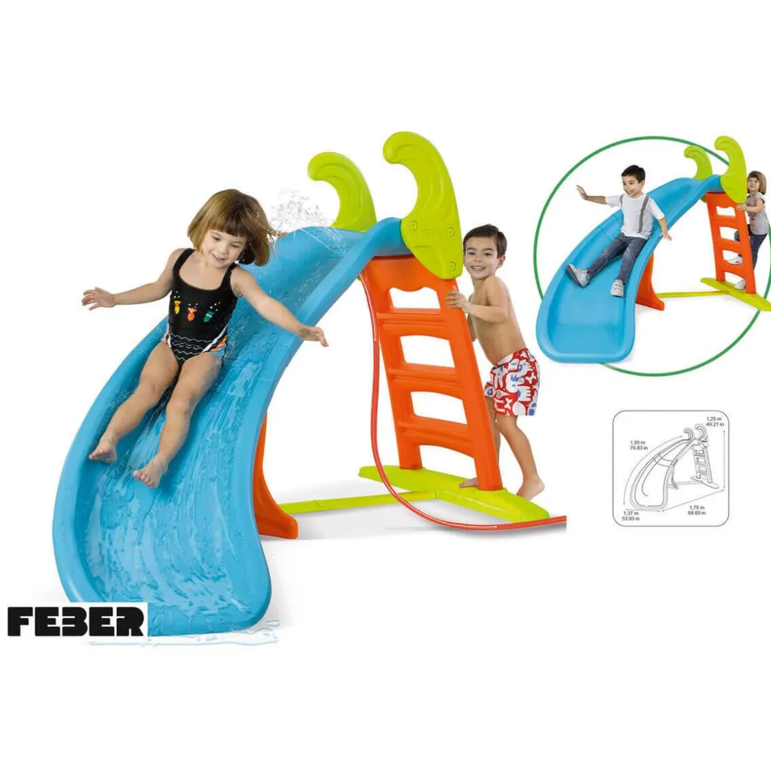 FEBER - Tobogán Slide Curve* Toboganes