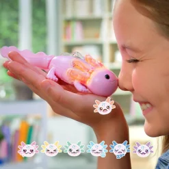 BIZAK Fingerlings - Baby Axolotl Nadador* Figuras De Acción