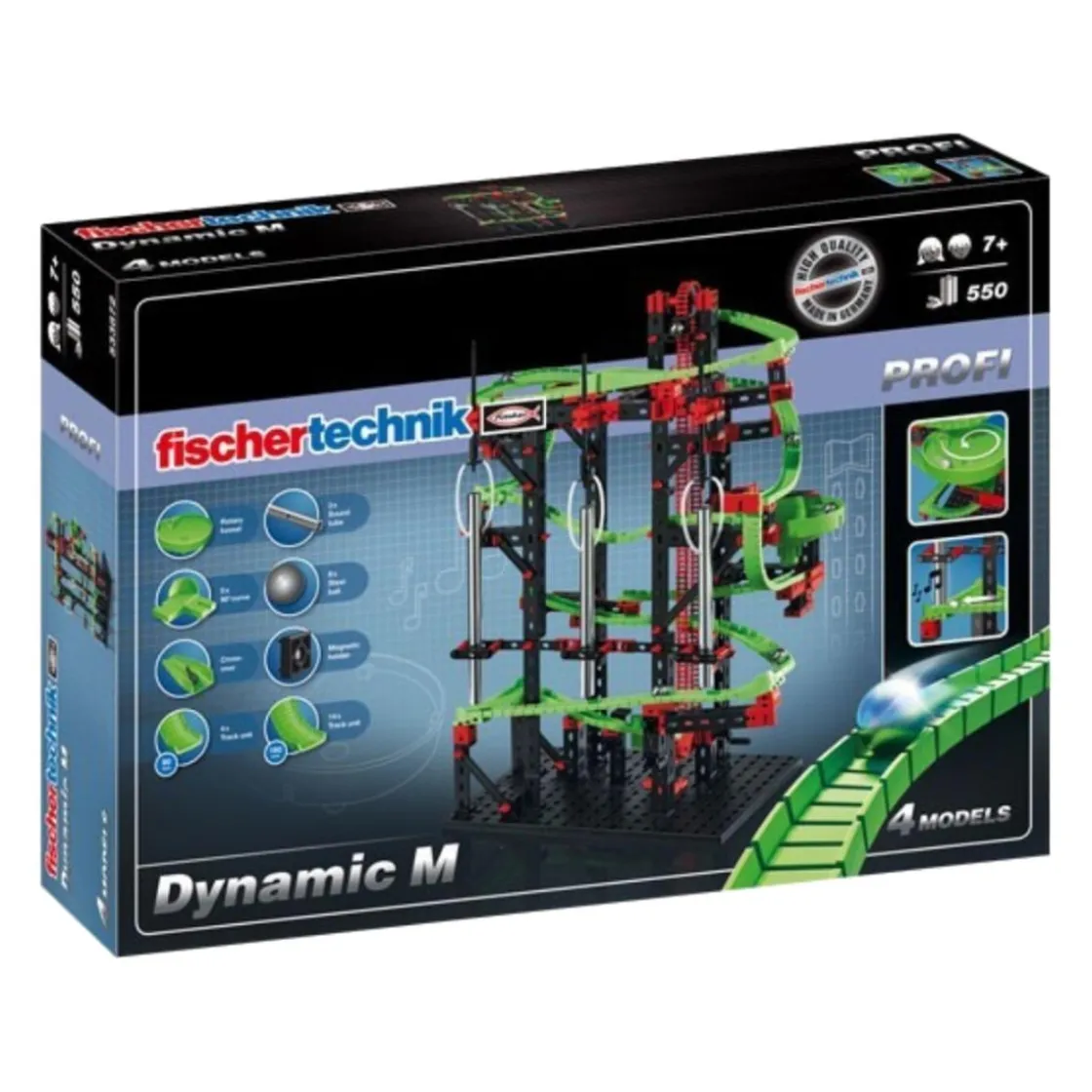 TOYS R US CE Fischer Technik - Set de construcción para canicas Dynamic M* Steam|Juguetes De Construcción