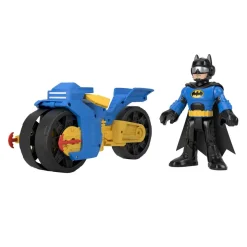 MATTEL Fisher Price - Batman - Vehículo de juguete Imaginext DC Super Friends Batman con Moto XL ㅤ