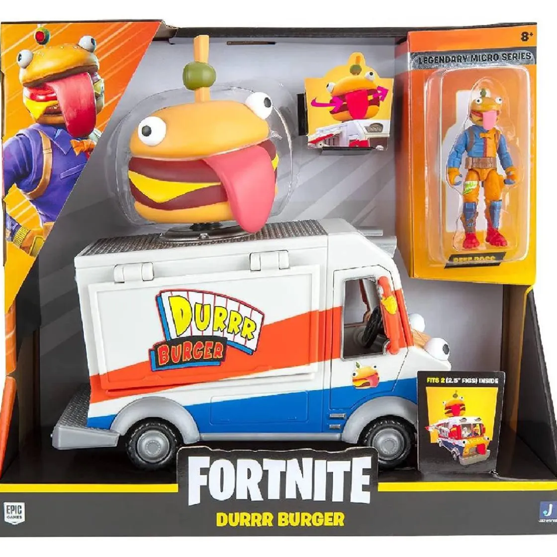 TOY PARTNER Fornite - Durrr Burger Food Truck* Figuras De Acción