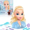 PRINCESAS DISNEY Frozen - Cabeza para peinados Elsa* Muñecas