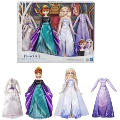 FROZEN - Pack muñecas Elsa y Anna moda real* Muñecas