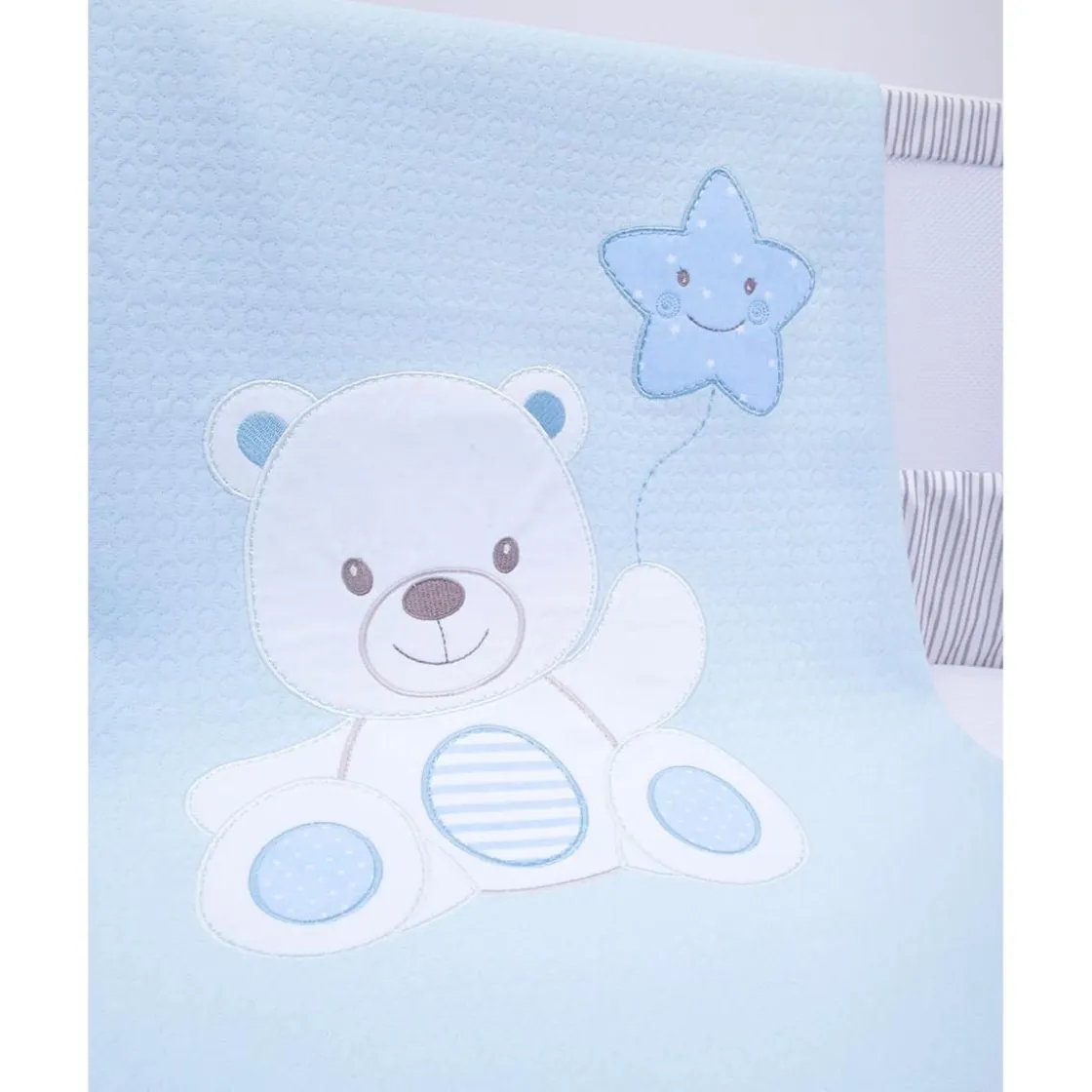 Prenatal Funda de cuna veraniega con bordado