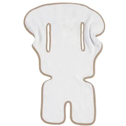 GIORDANI Funda silla alta rizo borde gris 50x90