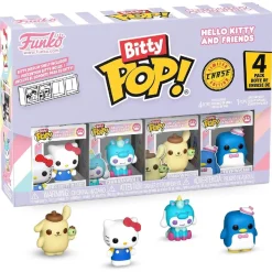 FUNKO UK LIMITED Funko Bitty Pop! - Hello Kitty - Pack 4 figuras (Varios modelos)* Friki Zone