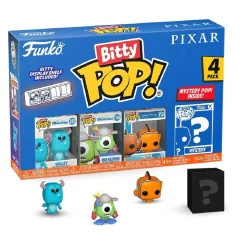 FUNKO UK LIMITED Funko Bitty Pop! - Pixar - Pack 4 figuras (varios modelos)
