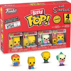 FUNKO UK LIMITED Funko Bitty Pop! - The Simpsons - Pack de 4 Figuras (Varios Modelos)