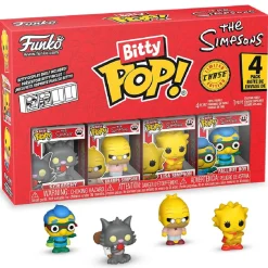 FUNKO UK LIMITED Funko Bitty Pop! - The Simpsons - Pack de 4 Figuras (Varios Modelos)