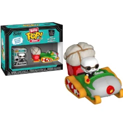 FUNKO UK LIMITED Funko Bitty Pop! Rides - Pesadilla antes de Navidad - Jack Skellington con trineo Snowmovile* Friki Zone