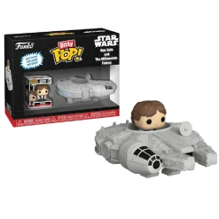 FUNKO UK LIMITED Funko Bitty Pop! Rides - Star Wars - Han Solo con el Halcón Milenario