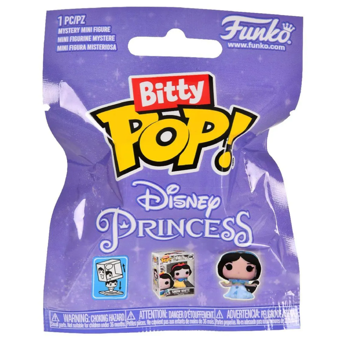 FUNKO UK LIMITED Funko Bitty Pop! Singles - Disney Princess - Sobre con figura sorpresa